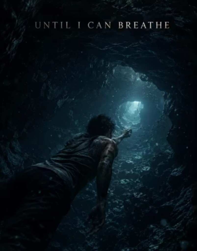 Until I Can Breathe poem by J. S. Summers about exhaustion, survival, hope and finding your way through darkness