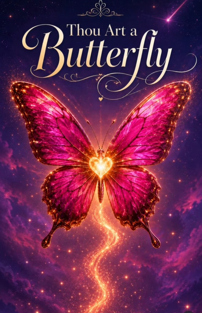 Thou Art a Butterfly poem by J. S. Summers about transformation, personal growth and becoming who you are meant to be